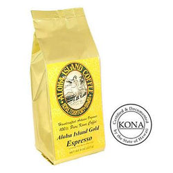 100% Pure Kona Gold Espresso Roast Ground Coffee