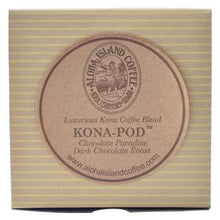 Aloha Island Chocolate Paradise Kona Dark Roast Coffee Pods 36ct Box