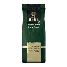 Cafe Britt Costa Rican Dark Roast Gourmet Ground Coffee 12oz Bag