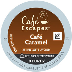 Café Escapes Café Caramel K-Cup Coffee 24ct