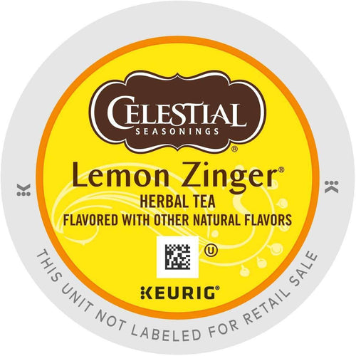 Celestial Seasonings Lemon Zinger Herbal Tea K-Cups 24ct