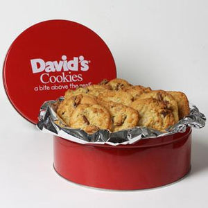 David's Cookies Coconut Pecan 2lb Tin
