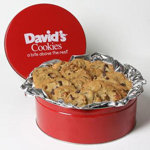 David's Cookies Pecan Chocolate Chunk 2lb Tin