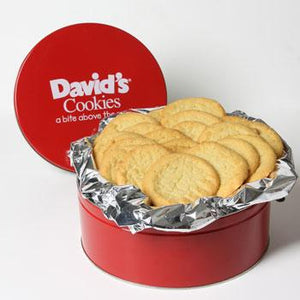 David's Cookies Sugar Cookies 2lb Tin