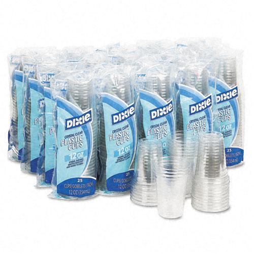 Dixie 12oz Clear Plastic Cups 500ct