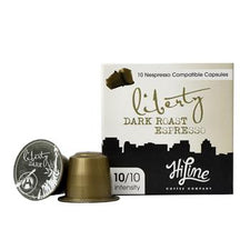 HiLine Coffee Liberty Lungo Dark Nespresso Compatible Capsules 60ct