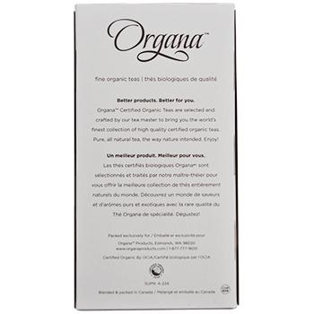Organa Chai Tea Pods 18ct Box back