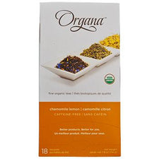 Organa Chamomile Lemon Tea Pods 18ct