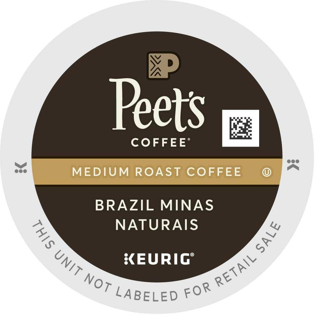 Peet's Coffee Brazil Minas Naturais K-Cups 22ct