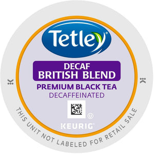 Tetley Tea British Blend Decaf K-cups 96ct