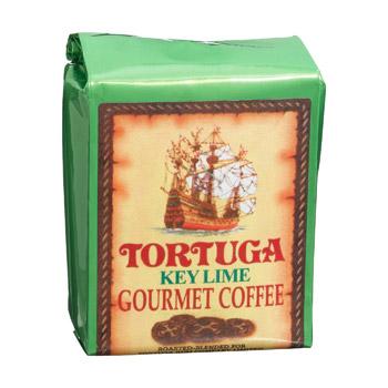 Tortuga Caribbean Key Lime Flavored Gourmet Ground Coffee 6 8oz Bags