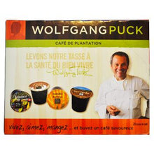 Wolfgang Puck French Roast Coffee K-Cups 24ct Box Side Left