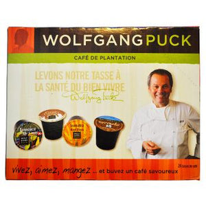Wolfgang Puck Rodeo Drive Blend Coffee K-Cups 24ct Box Side Left
