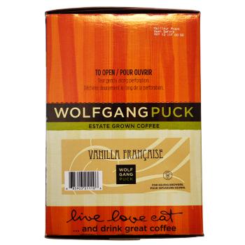 Wolfgang Puck Vanilla Francaise Coffee K-Cups 24ct  Box