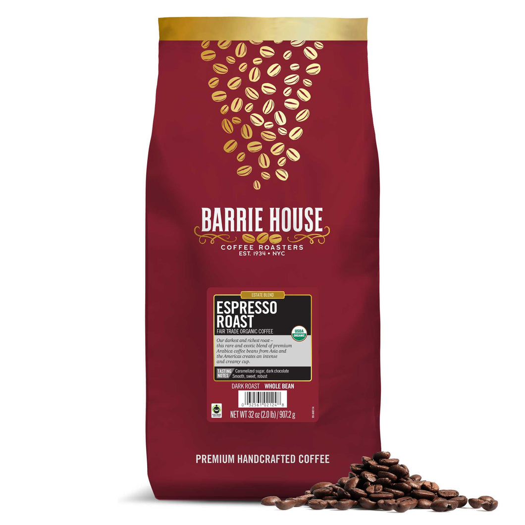 Barrie House Espresso Roast Coffee Beans 6 2lb Bags