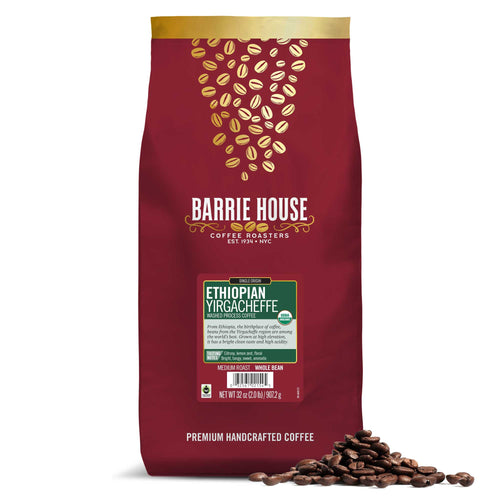 Barrie House  FTO Ethiopian Yirgacheffe Coffee Beans 6 2lb Bags