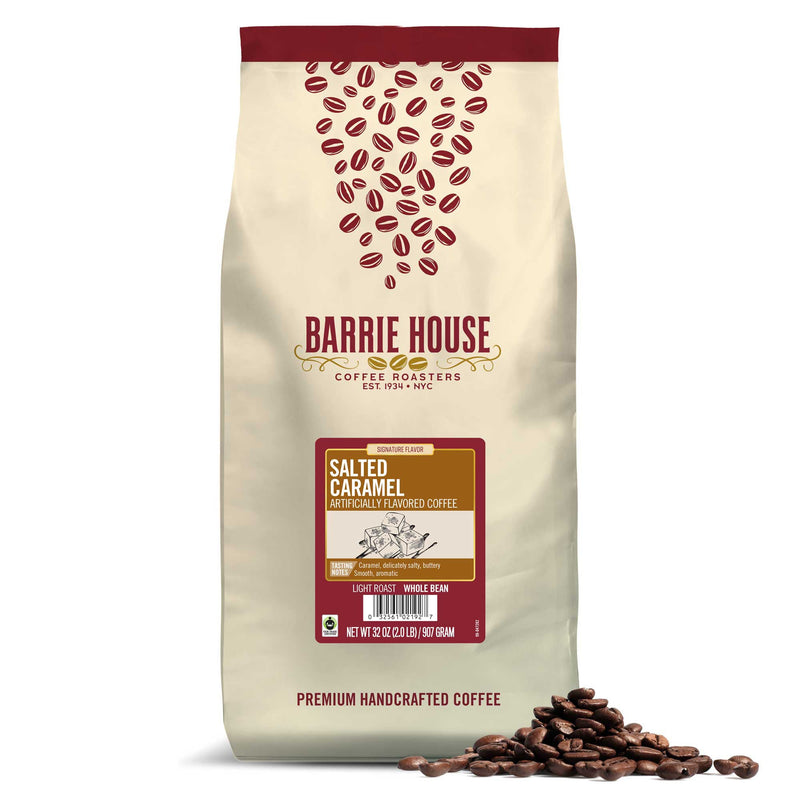 Barrie House Salted Caramel Coffee Beans 6 2lb Bags