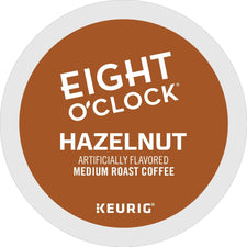 Eight O'Clock Coffee Hazelnut K-cups 24ct (Expired  10/23)