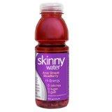 Skinny Water Acai Grape Blueberry Hi-Energy 24 16.9oz Bottles