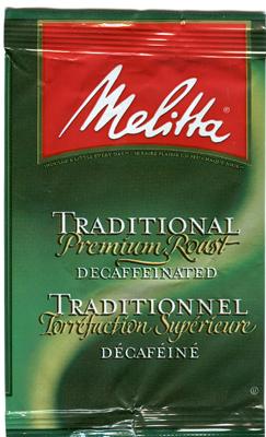 Melitta Traditional Blend Decaffeinated Ground Coffee 30 1.5oz Bags