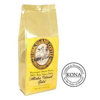 100% Pure Kona Gold Medium Roast Ground Coffee