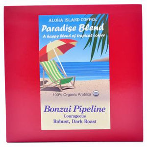 Aloha Island Bonzai Pipeline Dark Roast Coffee Pods 18ct Side
