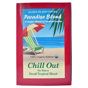Aloha Island Chill Out Decaffeinated Medium Dark Roast Coffee Pods 24ct
