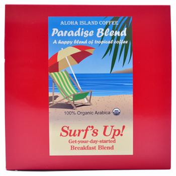 Aloha Island Surf's Up Breakfast Blend Coffee Pods 24ct Side