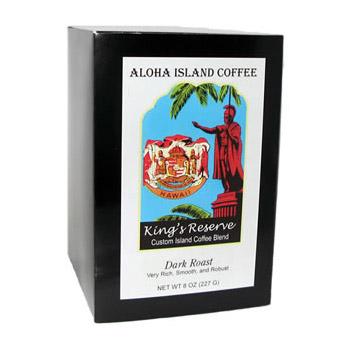 Aloha Island King's Reserve Dark Roast Coffee Pods 36ct