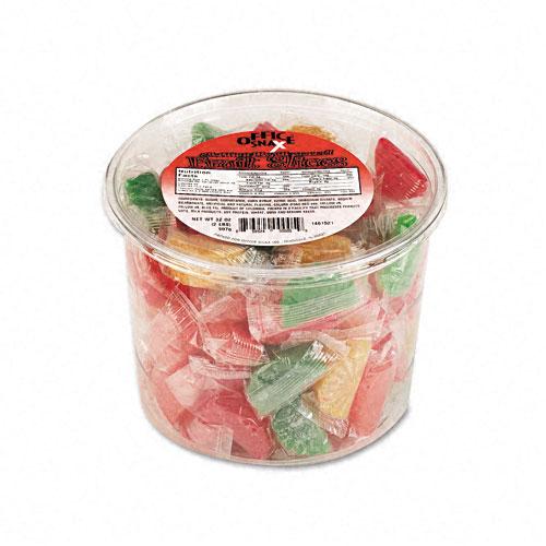 Assorted Fruit Slices Candy 2LB Tub