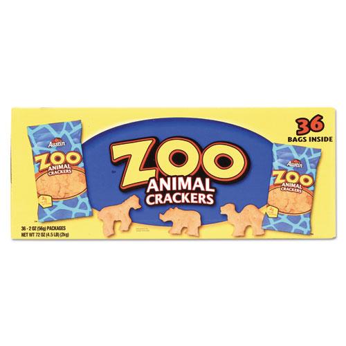 Austin Zoo Animal Crackers Original 2oz Pack 36ct