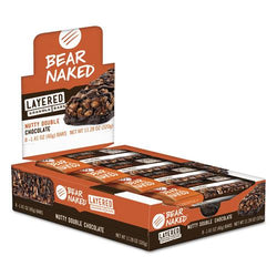Bear Naked Layered Bars Nutty Double Chocolate 1.41oz 8ct
