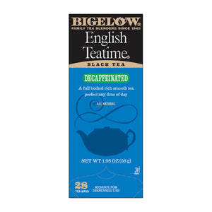 Bigelow's English Teatime Decaf Tea 28ct Box
