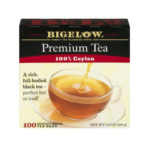 Bigelow's Premium Black Tea 100% Ceylon Tea 100ct Box