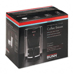 Bunn HBXB Stainless Steel and Black 10-Cup Professional Home Coffee Brewer