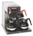Bunn CWTF3-MV 12 Cup Multi-Voltage Automatic Coffee Brewer with 3 Warmers
