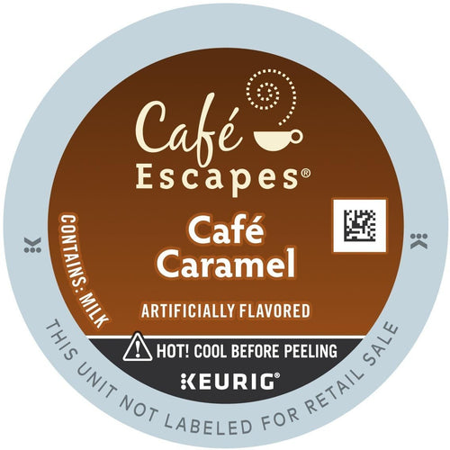 Café Escapes Café Caramel K-Cup Coffee 24ct