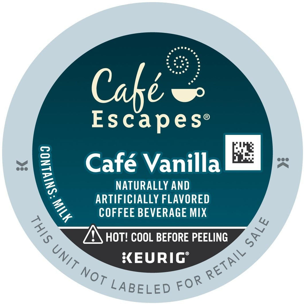 Café Escapes Café Vanilla K-Cup Pods 24ct