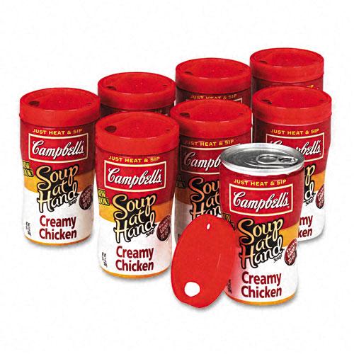 Campbells Microwaveable Creamy Chicken Soup-At-Hand 8ct Box