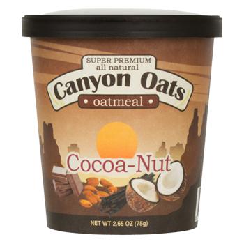 Canyon Oats Cocoa-Nut Instant Oatmeal To-Go