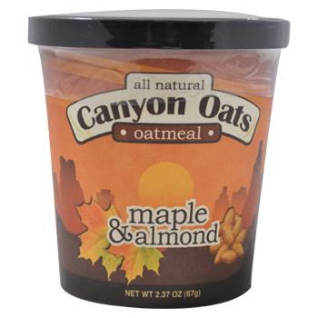Canyon Oats Maple Almond Oatmeal To-Go