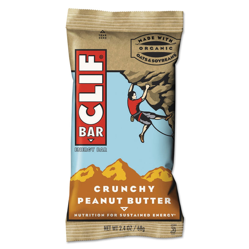 CLIF Bar Crunchy Peanut Butter Energy Bar 12ct