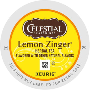 Celestial Seasonings Lemon Zinger Herbal Tea K-Cups 96ct