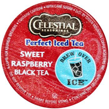 Celestial Seasonings Perfect Iced Tea Sweet Raspberry Black Tea K-Cup® Pods 24ct