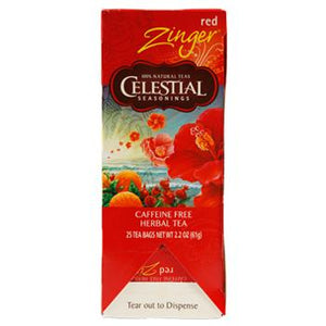 Celestial Seasonings Red Zinger Caffeine Free Tea 25ct