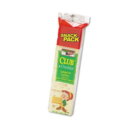 Club & Cheddar 8-Cracker Sandwich Snack Packs 12ct Box