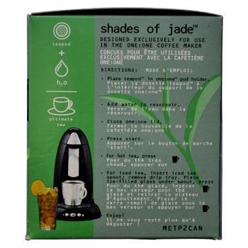 Coopers Teapods Shades Of Jade Coffee Pods 18ct Side Right