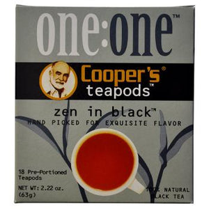 Coopers Teapods Zen In Black Coffee Pods 18ct Back