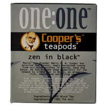 Coopers Teapods Zen In Black Coffee Pods 18ct Side Right