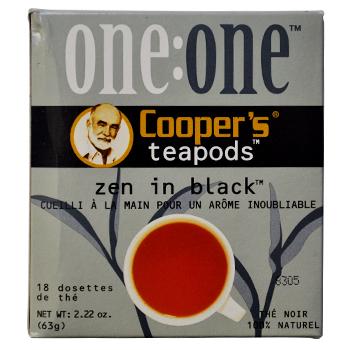 Coopers Teapods Zen In Black Coffee Pods 18ct